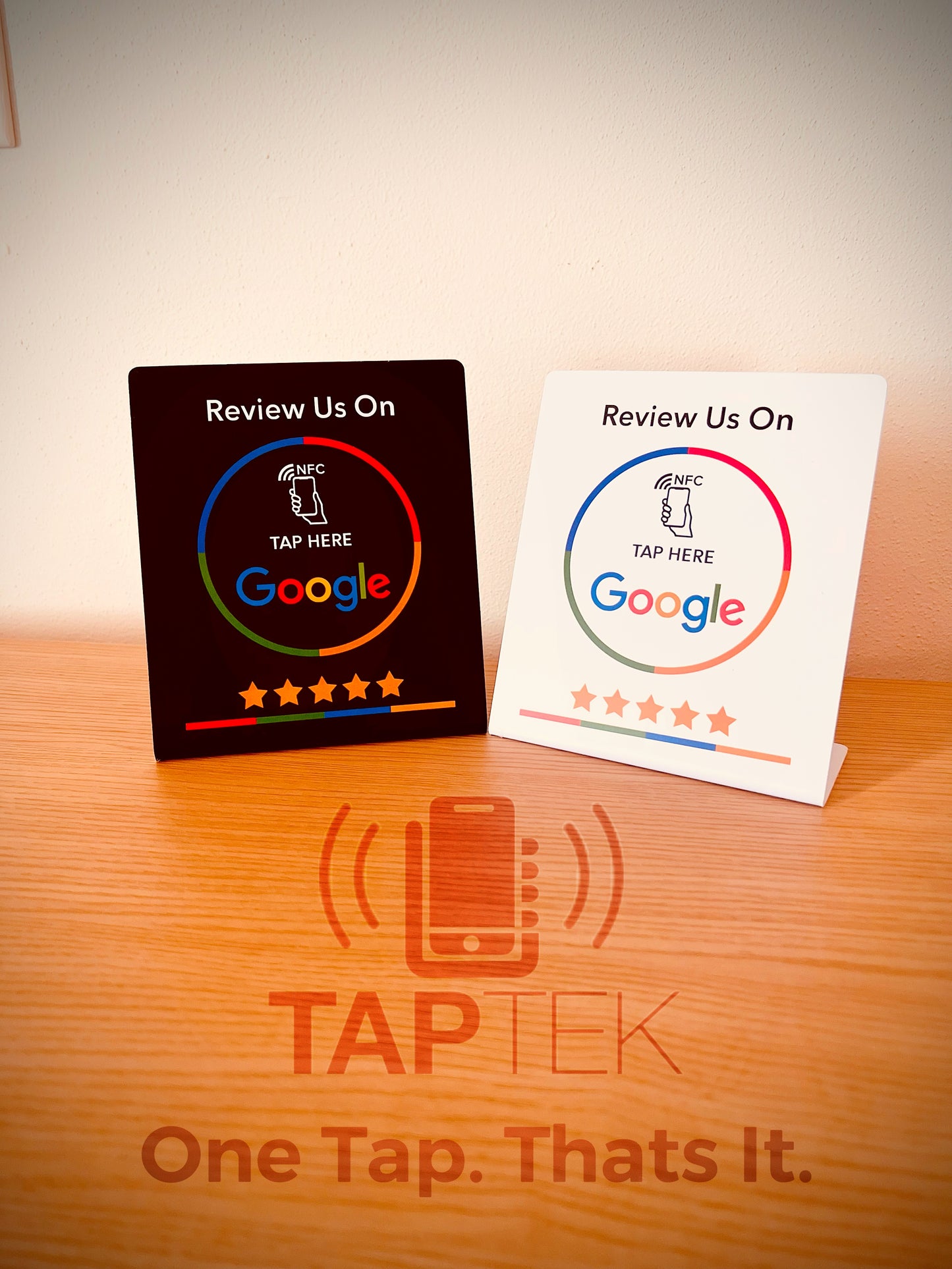 TapTek Wireless Review Stand